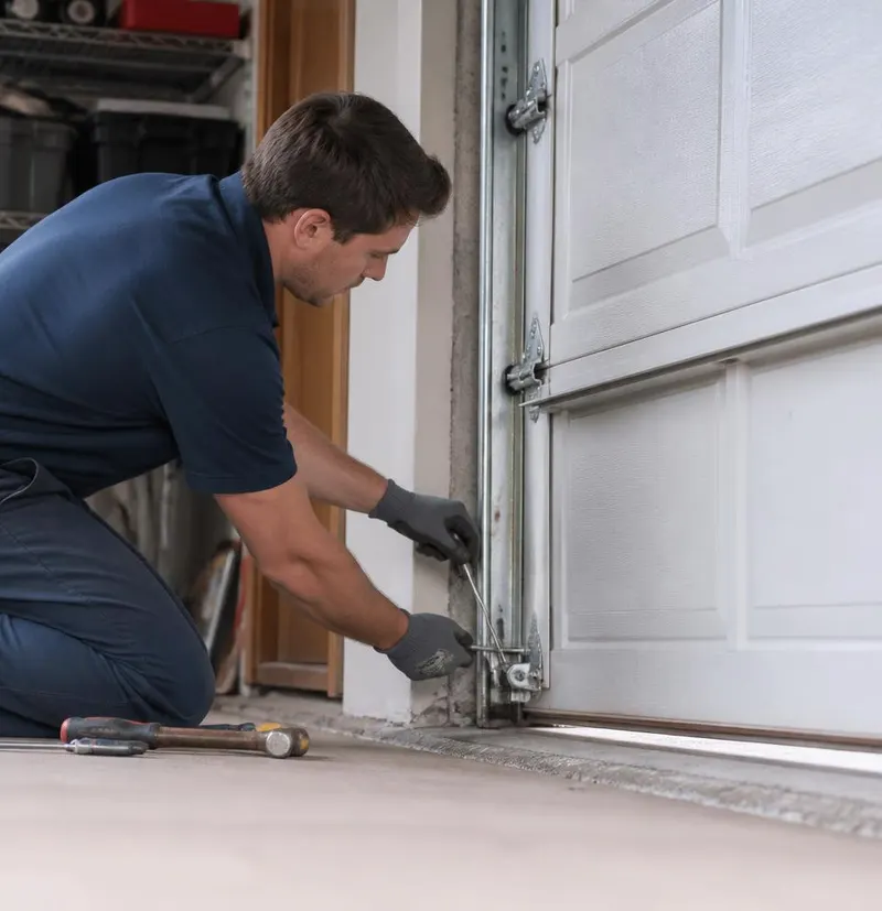 Off Track Door Repair in Clarksville